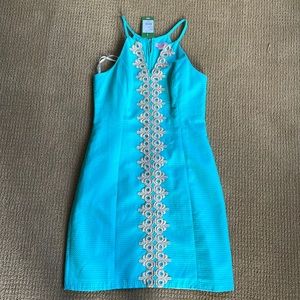 NWT Lilly Pulitzer aqua dress